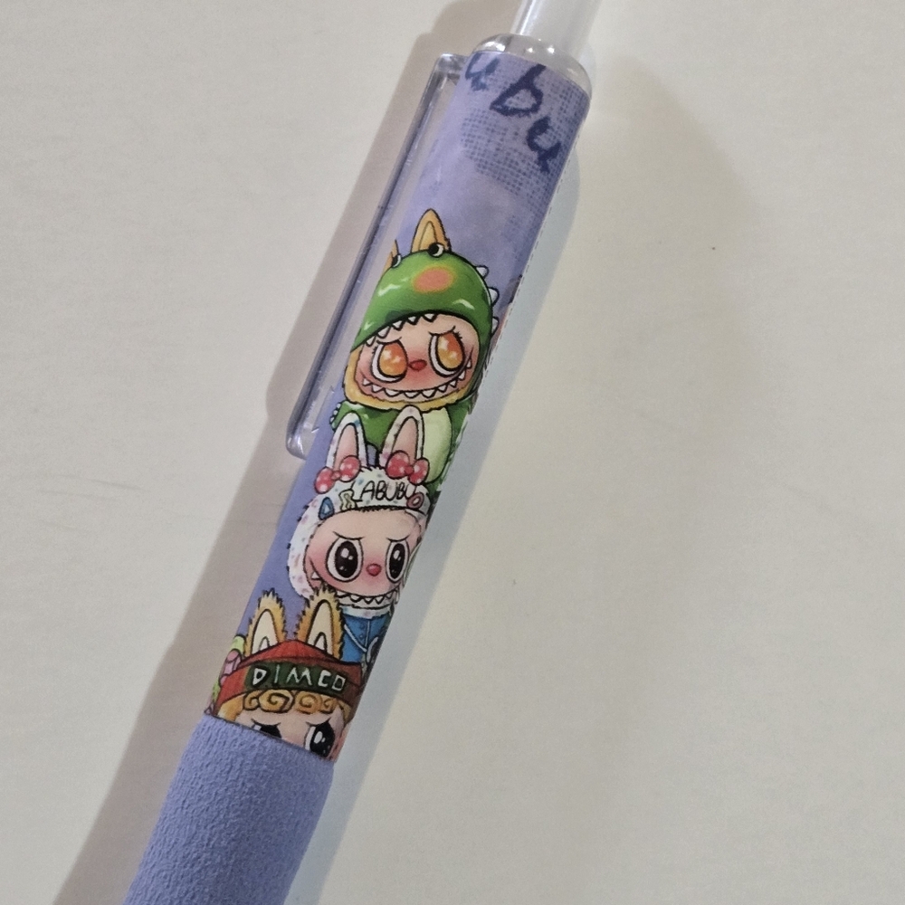 🍒🍒 Blue Labubu Pen With Cushion Grip
